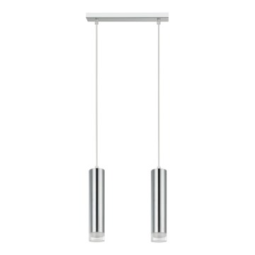 Luster na lanku ARMIN 1xGU10/10W/230V lesklý chróm