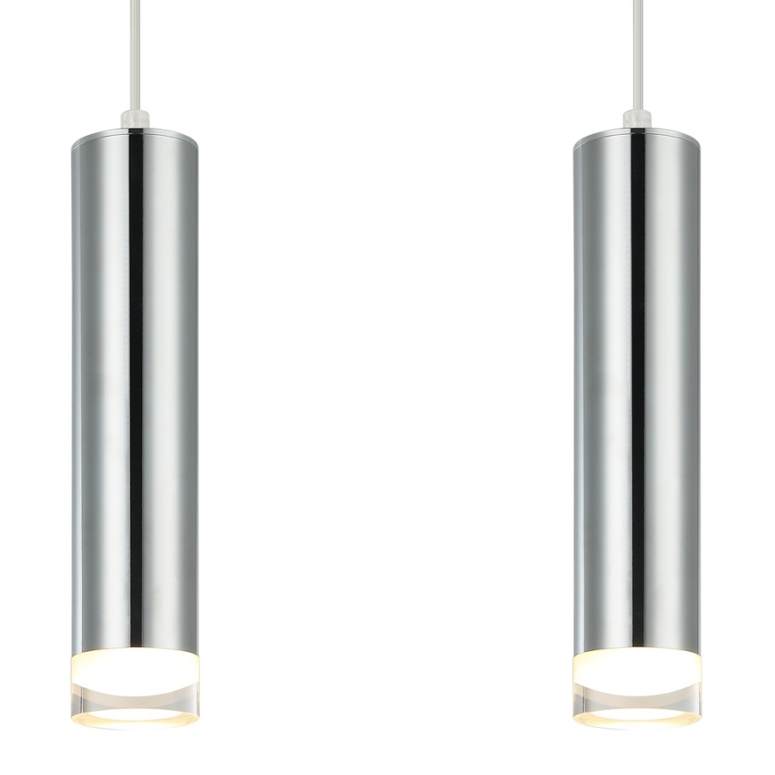 Luster na lanku ARMIN 1xGU10/10W/230V lesklý chróm