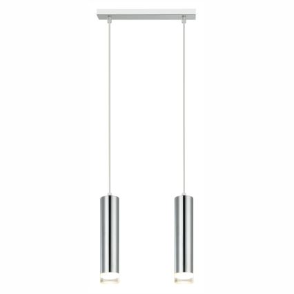 Luster na lanku ARMIN 2xGU10/10W/230V lesklý chróm