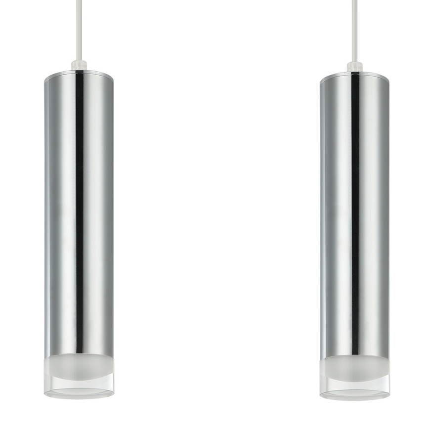 Luster na lanku ARMIN 2xGU10/10W/230V lesklý chróm
