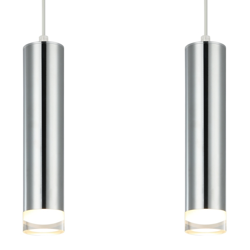Luster na lanku ARMIN 2xGU10/10W/230V lesklý chróm