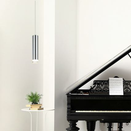 Luster na lanku ARMIN 3xGU10/10W/230V lesklý chróm