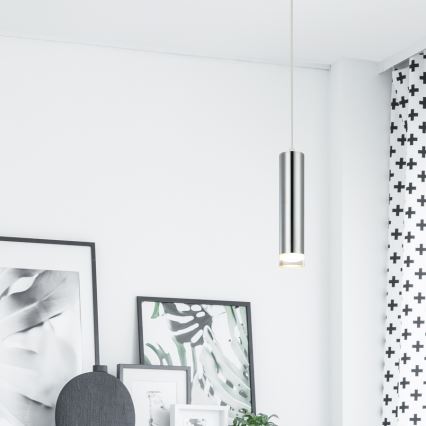 Luster na lanku ARMIN 3xGU10/10W/230V lesklý chróm