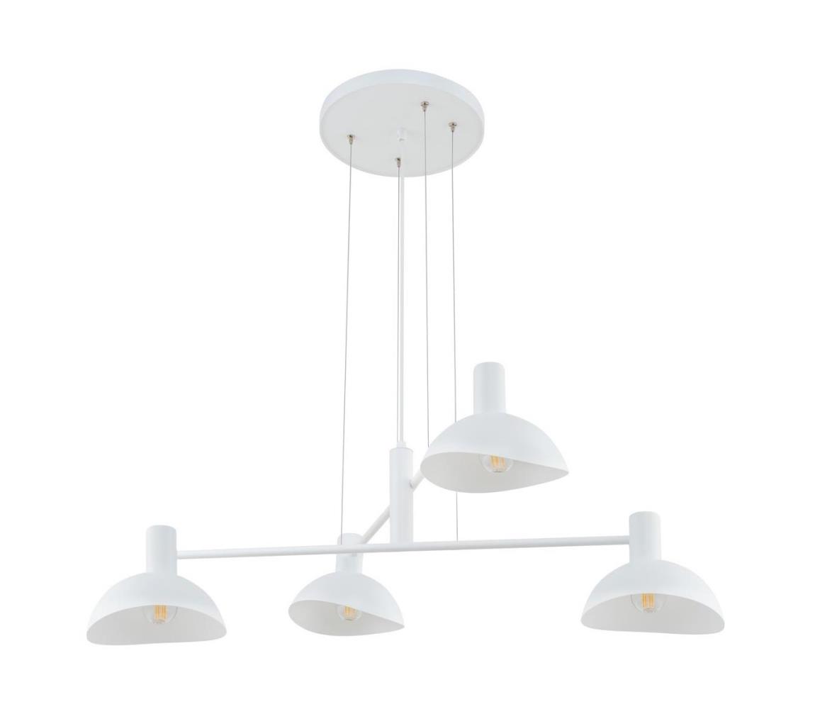 Luster na lanku ARTIS 4xE14/40W/230V biela