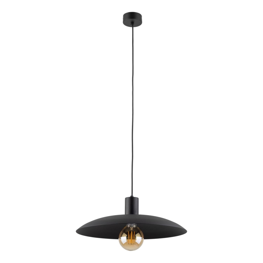 Luster na lanku ASTRA 1xE27/15W/230V pr. 41 cm čierna