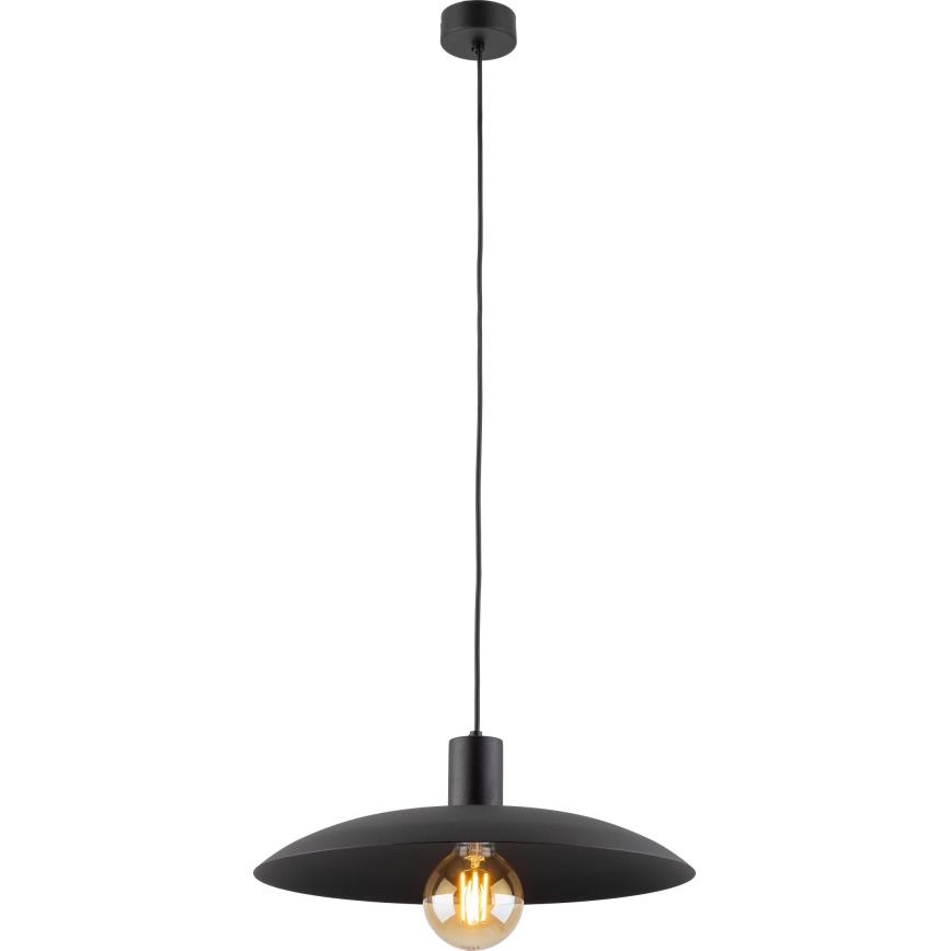 Luster na lanku ASTRA 1xE27/15W/230V pr. 41 cm čierna