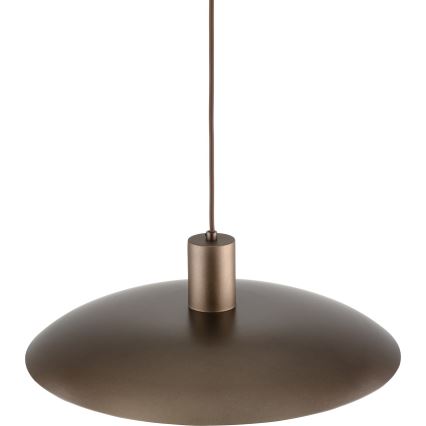Luster na lanku ASTRA 1xE27/15W/230V pr. 41 cm hnedá