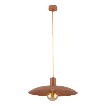 Luster na lanku ASTRA 1xE27/15W/230V pr. 41 cm tehlová