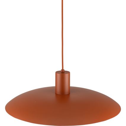 Luster na lanku ASTRA 1xE27/15W/230V pr. 41 cm tehlová