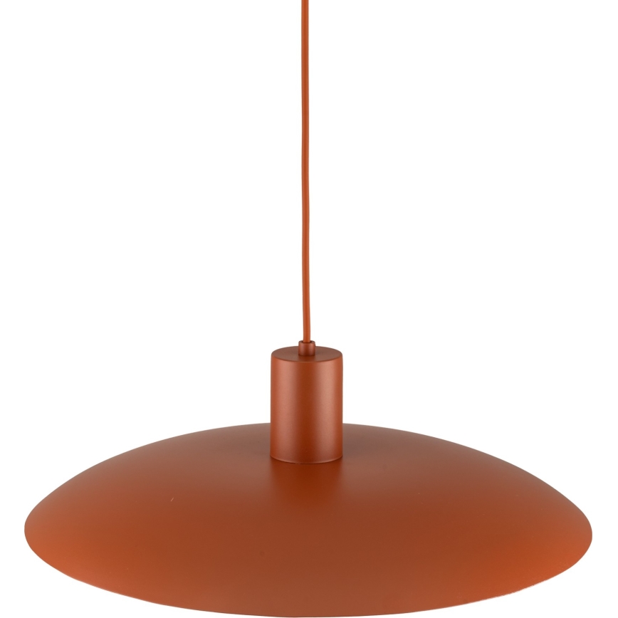 Luster na lanku ASTRA 1xE27/15W/230V pr. 41 cm tehlová