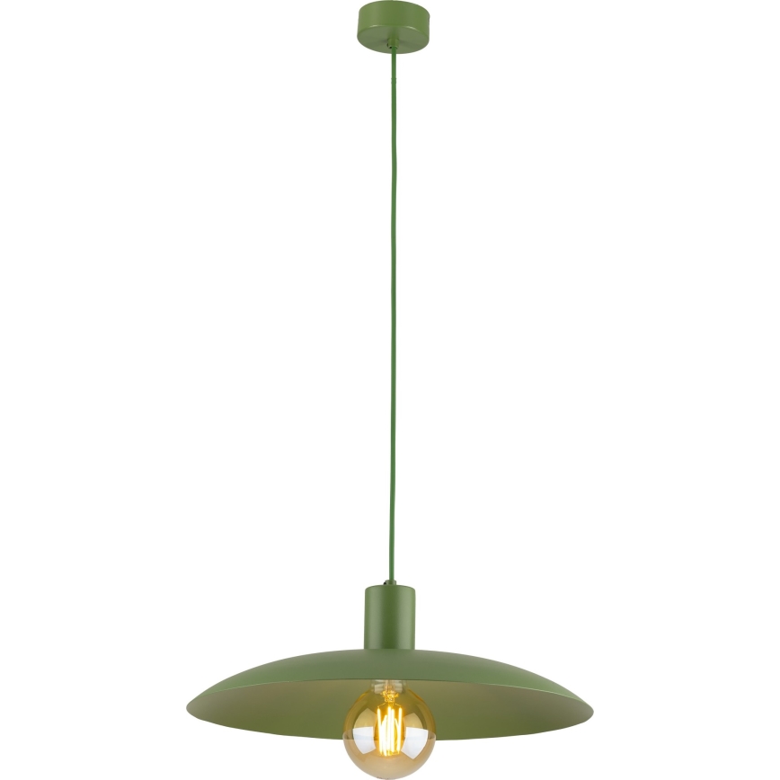 Luster na lanku ASTRA 1xE27/15W/230V pr. 41 cm zelená