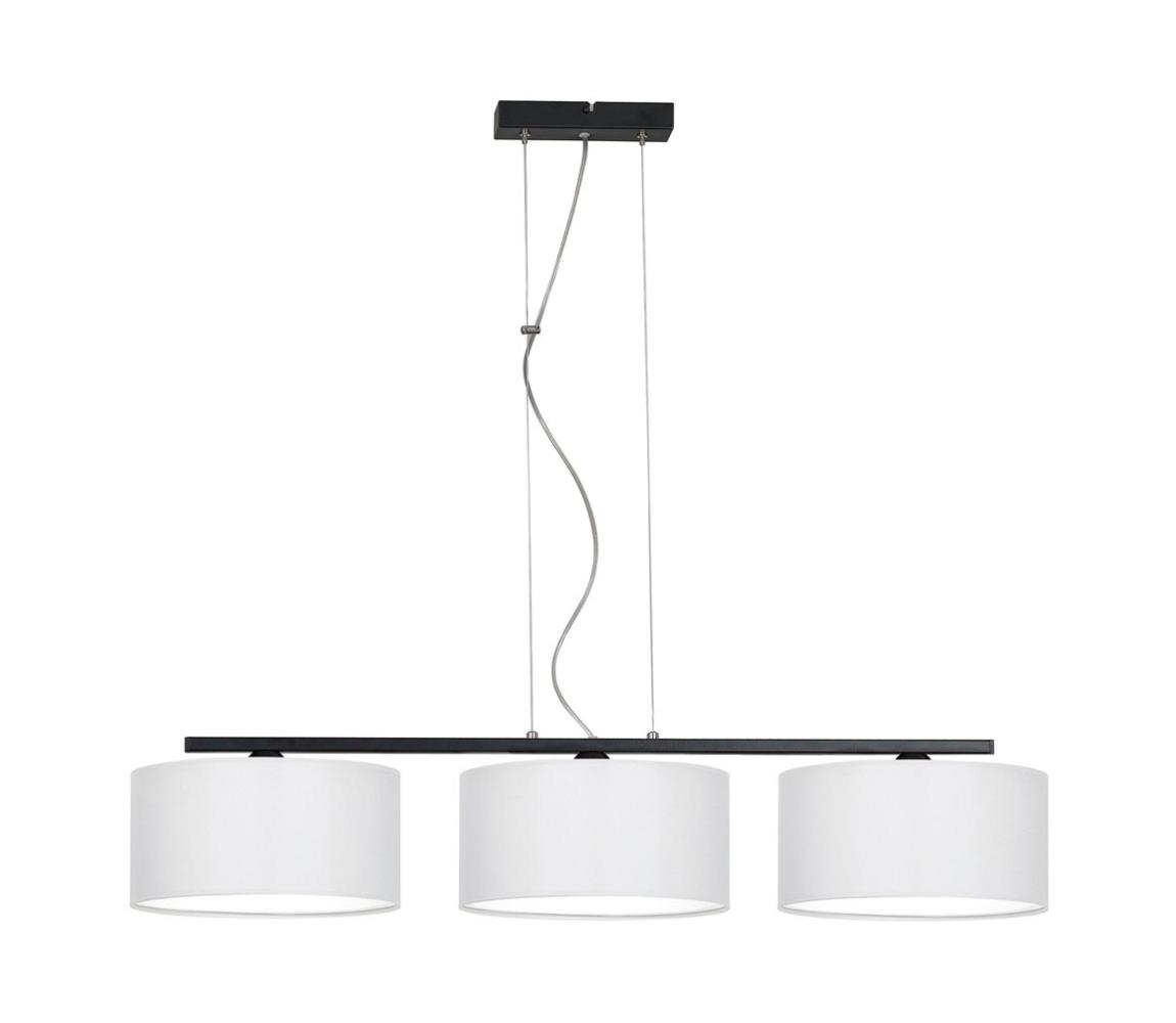  Luster na lanku ASTRA 3xE27/60W/230V biela 