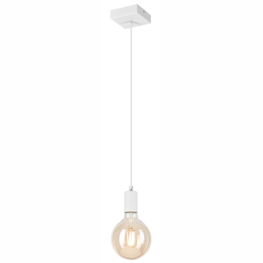 Luster na lanku ASTRID 1xE27/60W/230V biela