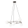 Luster na lanku AZURA 6xE14/10W/230V čierna/biela