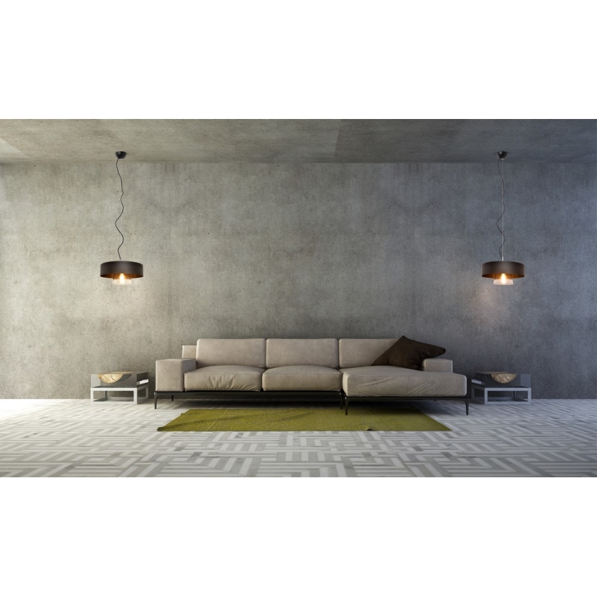 Luster na lanku BABILON 1xE27/15W/230V