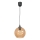 Luster na lanku BALL 1xE27/60W/230V pr. 20 cm béžová