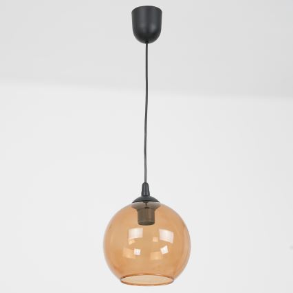 Luster na lanku BALL 1xE27/60W/230V pr. 20 cm béžová