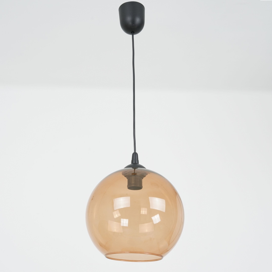 Luster na lanku BALL 1xE27/60W/230V pr. 25 cm béžová