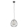 Luster na lanku BELL 1xG9/12W/230V pr. 24 cm čierna/zlatá