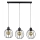 Luster na lanku BERIS 3xE27/60W/230V dub