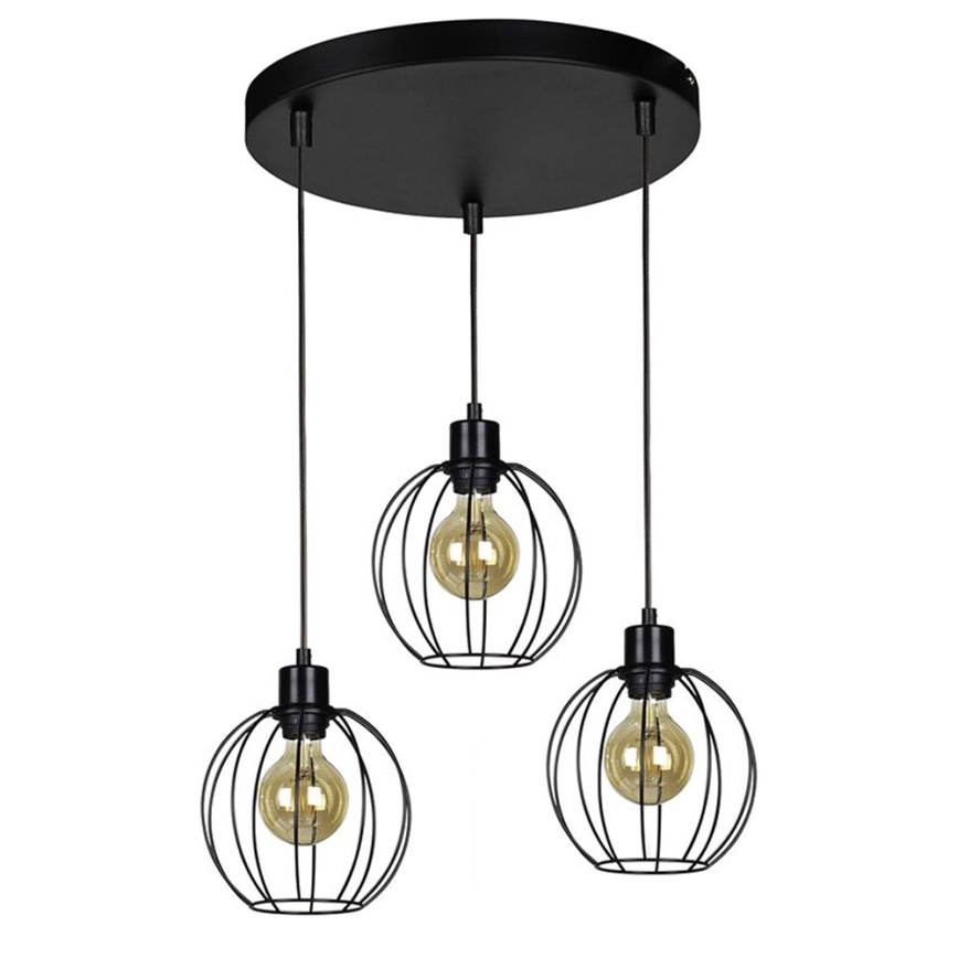 Luster na lanku BERIS 3xE27/60W/230V