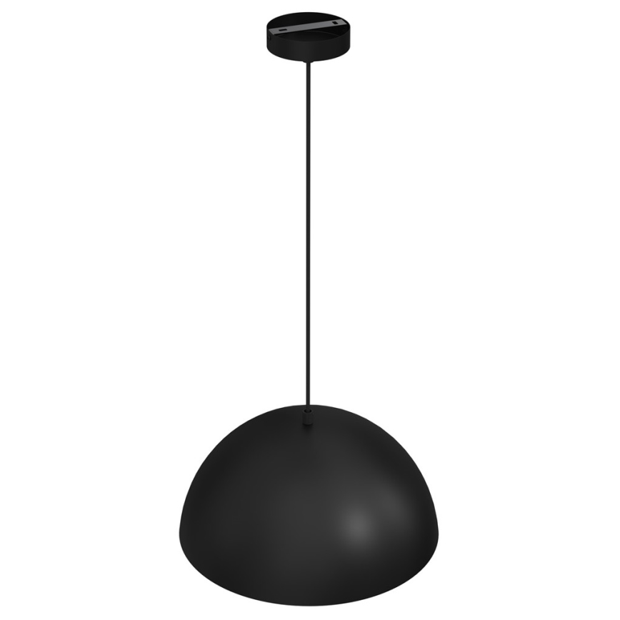 Luster na lanku BETA 1xE27/60W/230V pr. 35 cm čierna