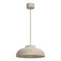 Luster na lanku BILBAO 1xE27/15W/230V pr. 40 cm béžová