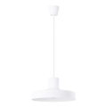 Luster na lanku BILO 1xE27/15W/230V pr. 35 cm biela