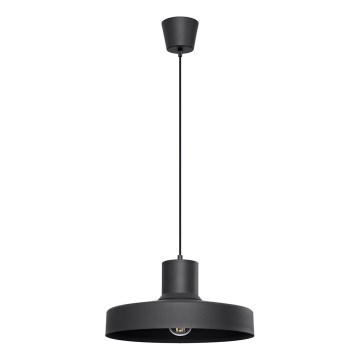 Luster na lanku BILO 1xE27/15W/230V pr. 35 cm čierna