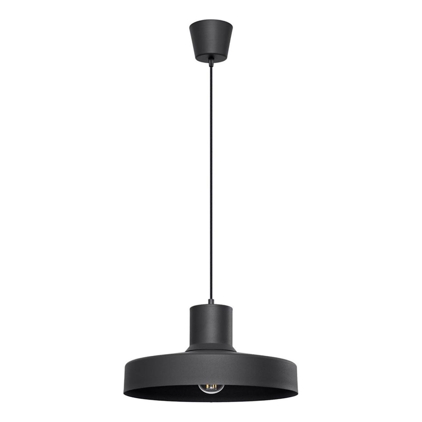 Luster na lanku BILO 1xE27/15W/230V pr. 35 cm čierna
