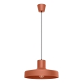 Luster na lanku BILO 1xE27/15W/230V pr. 35 cm oranžová