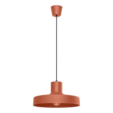 Luster na lanku BILO 1xE27/15W/230V pr. 35 cm oranžová