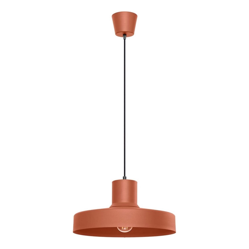 Luster na lanku BILO 1xE27/15W/230V pr. 35 cm oranžová