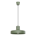 Luster na lanku BILO 1xE27/15W/230V pr. 35 cm zelená