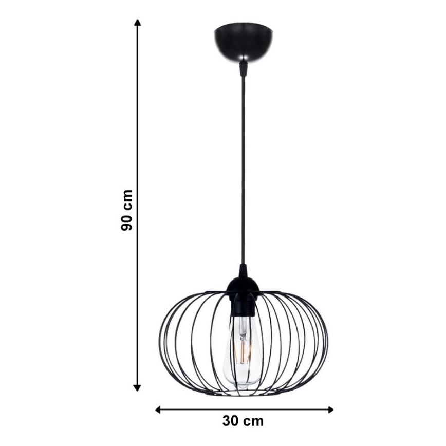 Luster na lanku BOCCA 1xE27/60W/230V