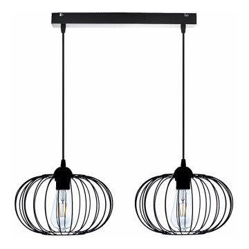 Luster na lanku BOCCA 2xE27/60W/230V