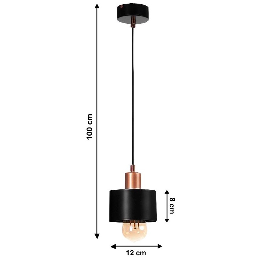 Luster na lanku BODO 1xE27/60W/230V