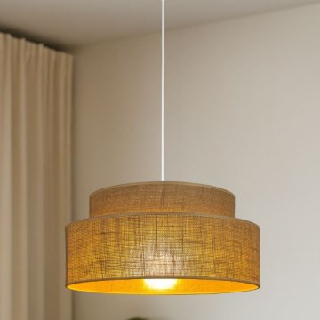 Luster na lanku BOHO 1xE27/60W/230V béžová