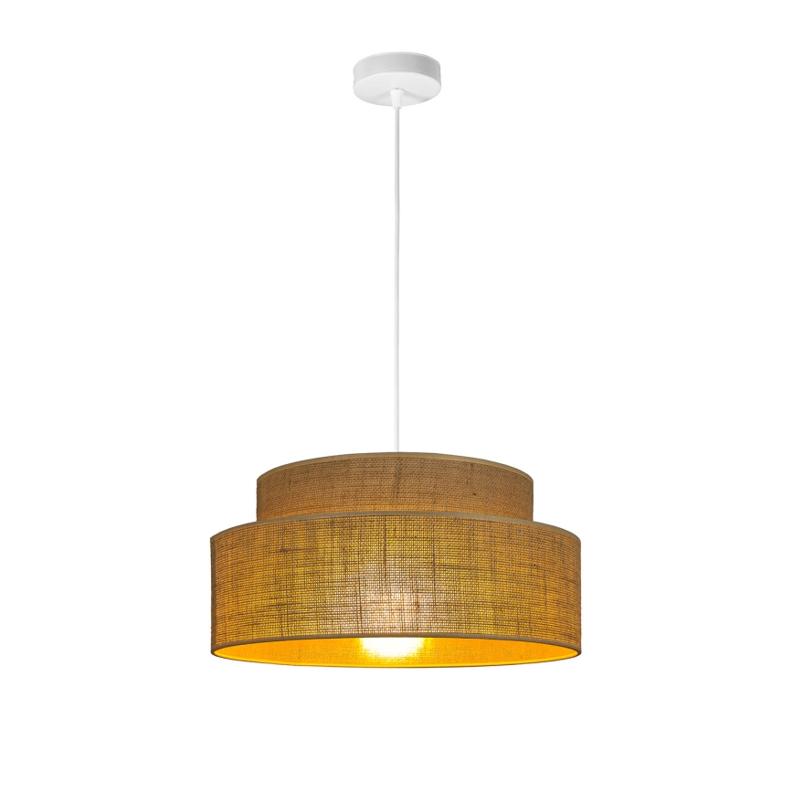 Luster na lanku BOHO 1xE27/60W/230V béžová