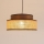 Luster na lanku BOHO 1xE27/60W/230V hnedá/béžová