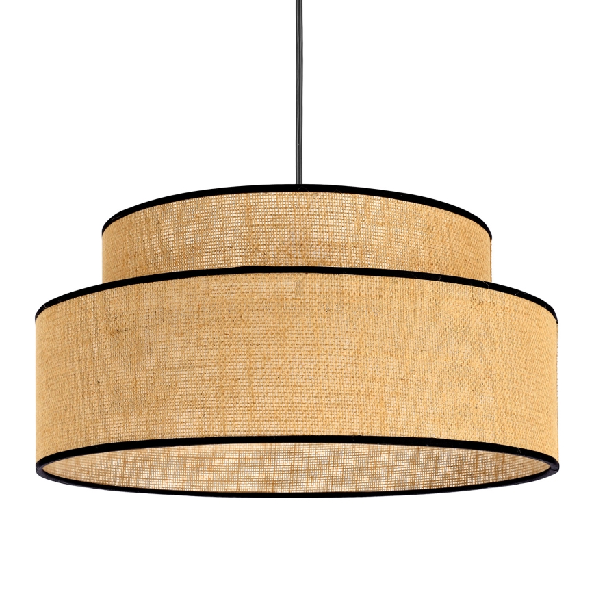 Luster na lanku BOHO 1xE27/60W/230V pr. 40 cm béžová