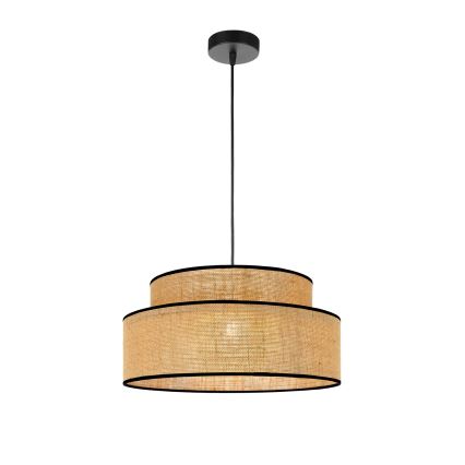 Luster na lanku BOHO 1xE27/60W/230V pr. 40 cm béžová