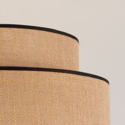 Luster na lanku BOHO 1xE27/60W/230V pr. 40 cm béžová