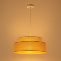 Luster na lanku BOHO 1xE27/60W/230V pr. 40 cm béžová