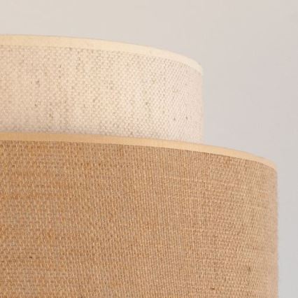 Luster na lanku BOHO 1xE27/60W/230V pr. 40 cm krémová/béžová