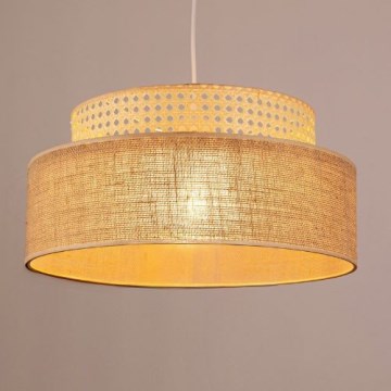 Luster na lanku BOHO 1xE27/60W/230V ratan