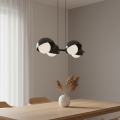 Luster na lanku BOOM 4xG9/8W/230V čierna