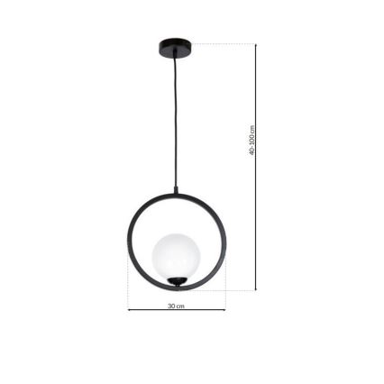 Luster na lanku BOSTON 1xE14/40W/230V