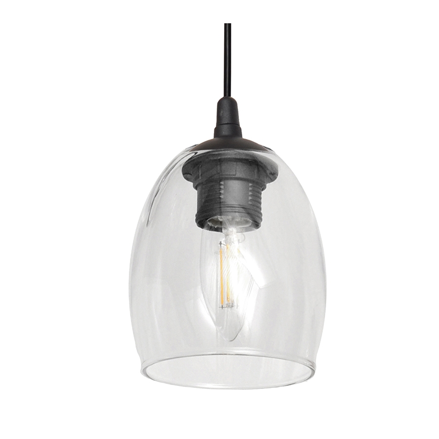 Luster na lanku BRILLANT 1xE27/15W/230V číra