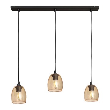 Luster na lanku BRILLANT 3xE27/15W/230V béžová